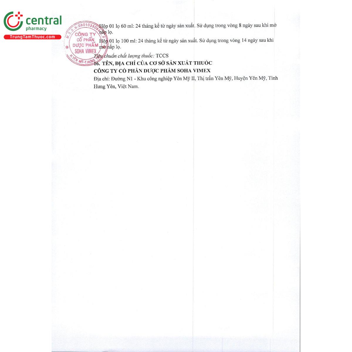 sohaibu 100mg 5ml 18 E1306
