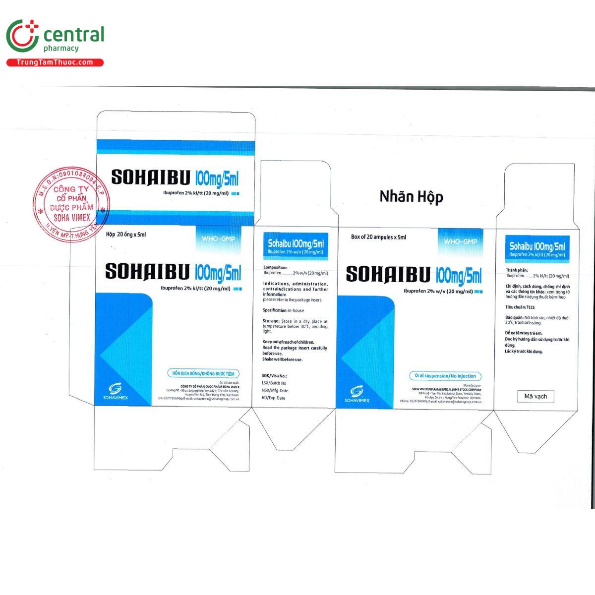 sohaibu 100mg 5ml 2 G2830