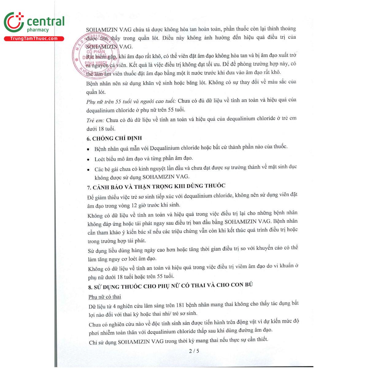 sohamizin vag 10mg 5 G2057