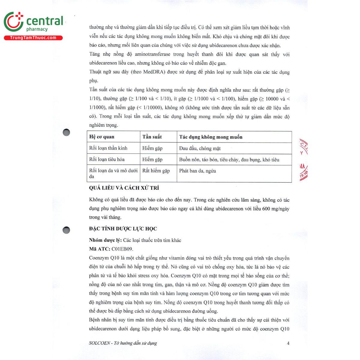 solcoen 100mg 6 L4846