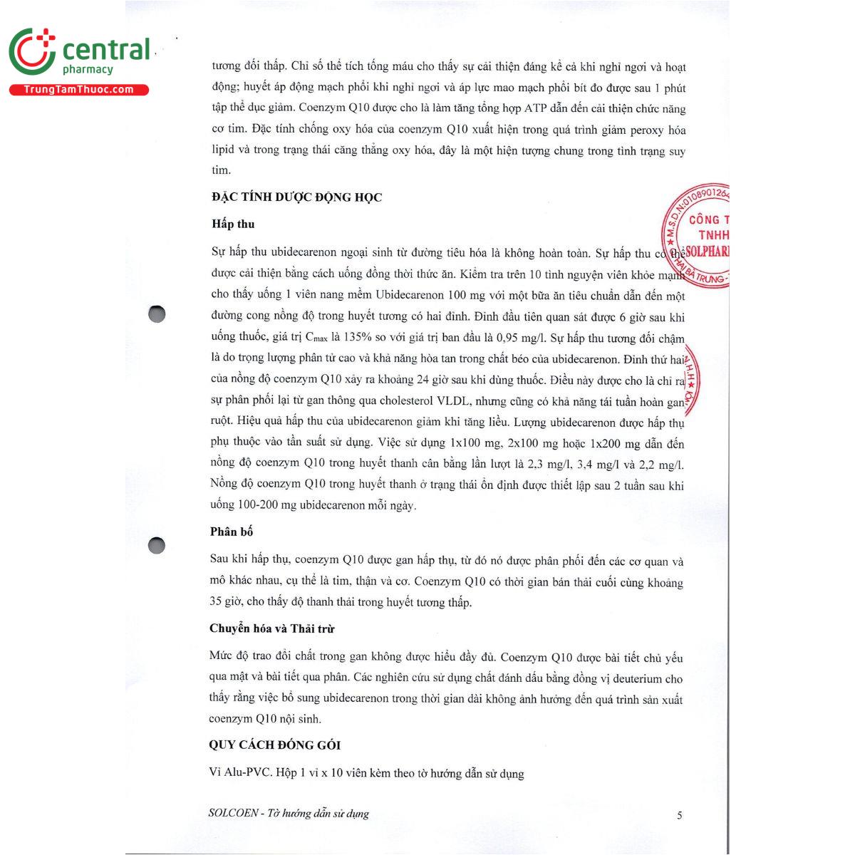 solcoen 100mg 7 M5774