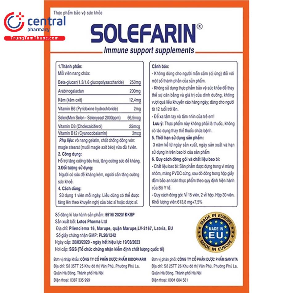 solefarin 8 F2562