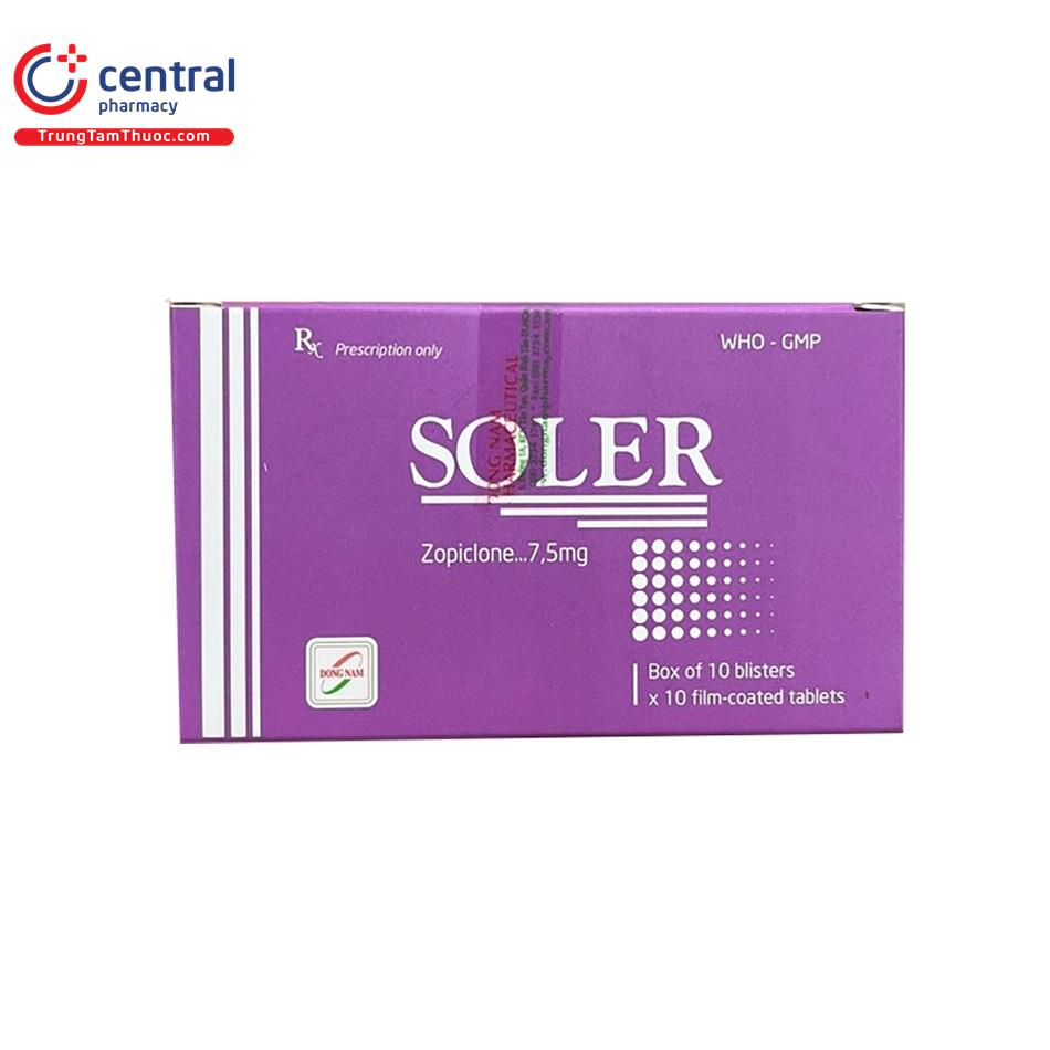 [CHÍNH HÃNG] Thuốc Soler 7,5mg trị rối loạn giấc ngủ