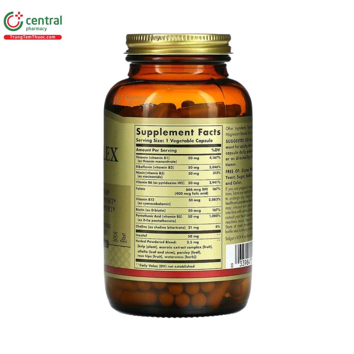 solgar b complex 50 2 N5676