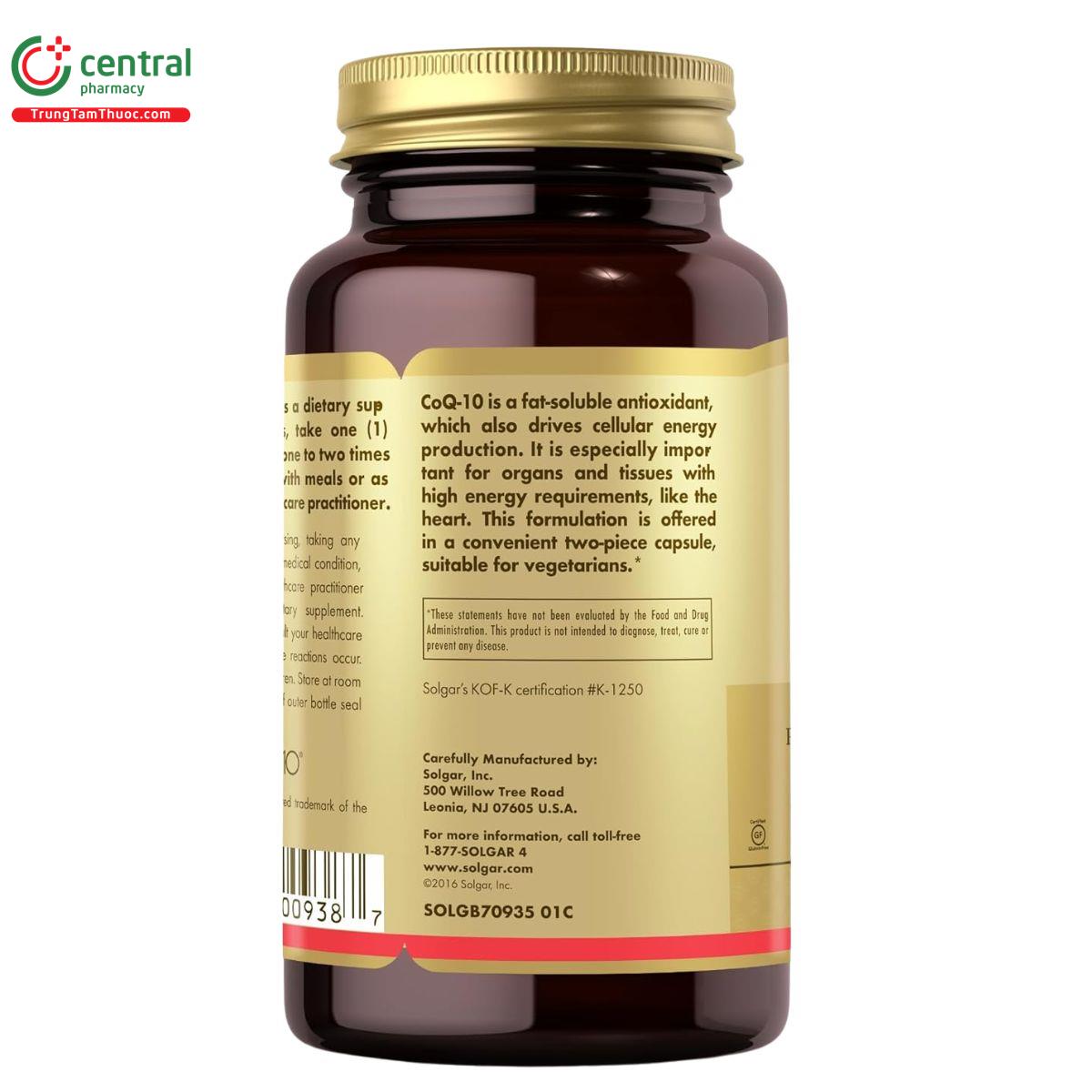 solgar vegetarian coq 10 60 mg 3 K4660