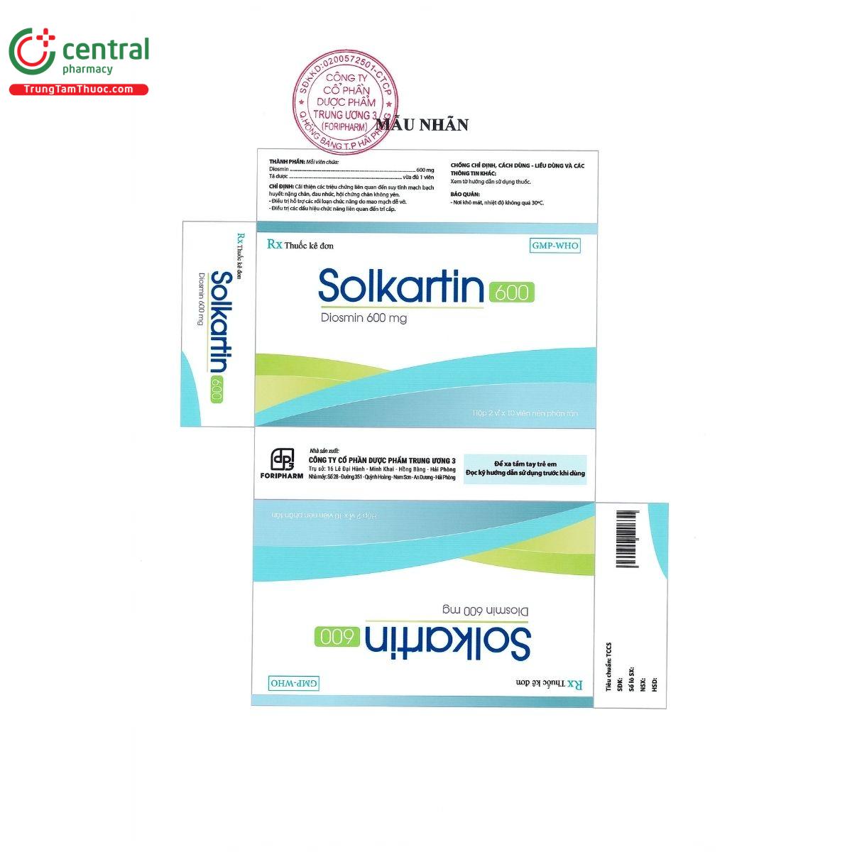 solkartin 600mg H3188 solkartin 600mg H3188