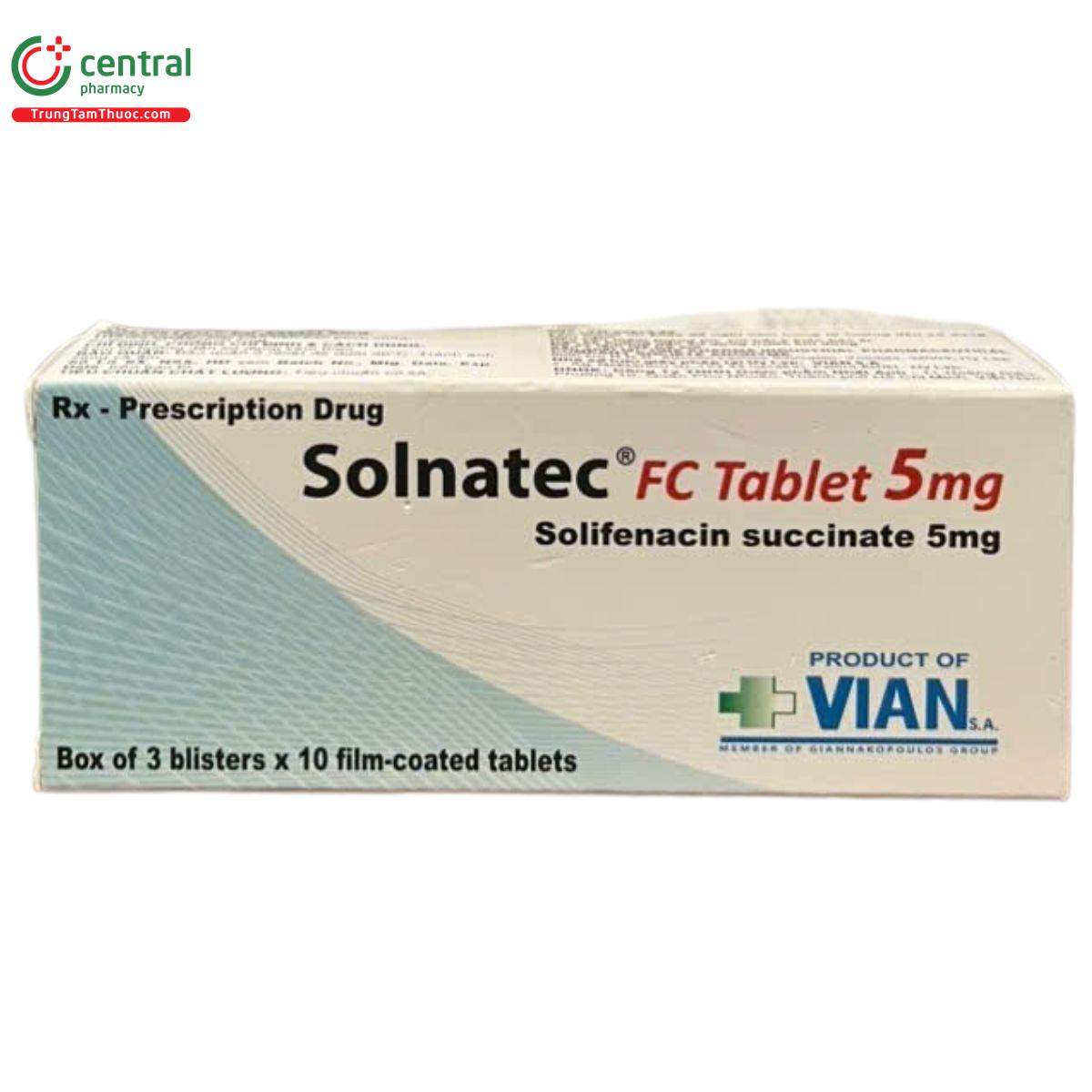 solnatec fc tablet 5mg 12 U8318