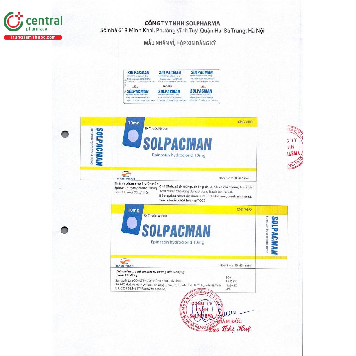 solpacman 10mg 1 L4067 solpacman 10mg 1 L4067