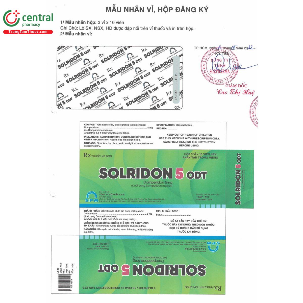 solridon 5 odt A0604 solridon 5 odt A0604