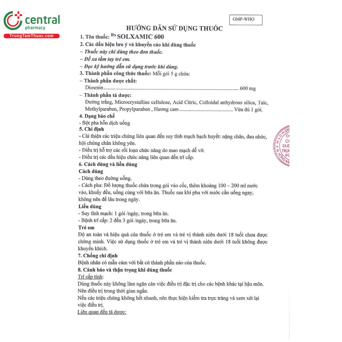 solxamic 600mg 4 U8168 solxamic 600mg 4 U8168