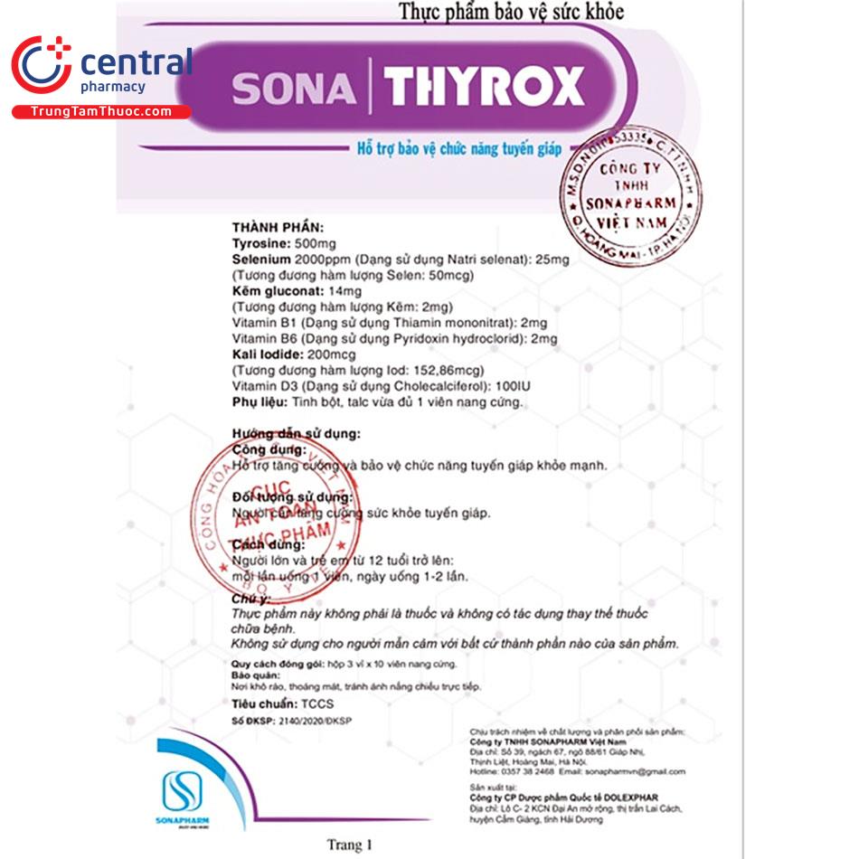 sona thyrox 6 R6605