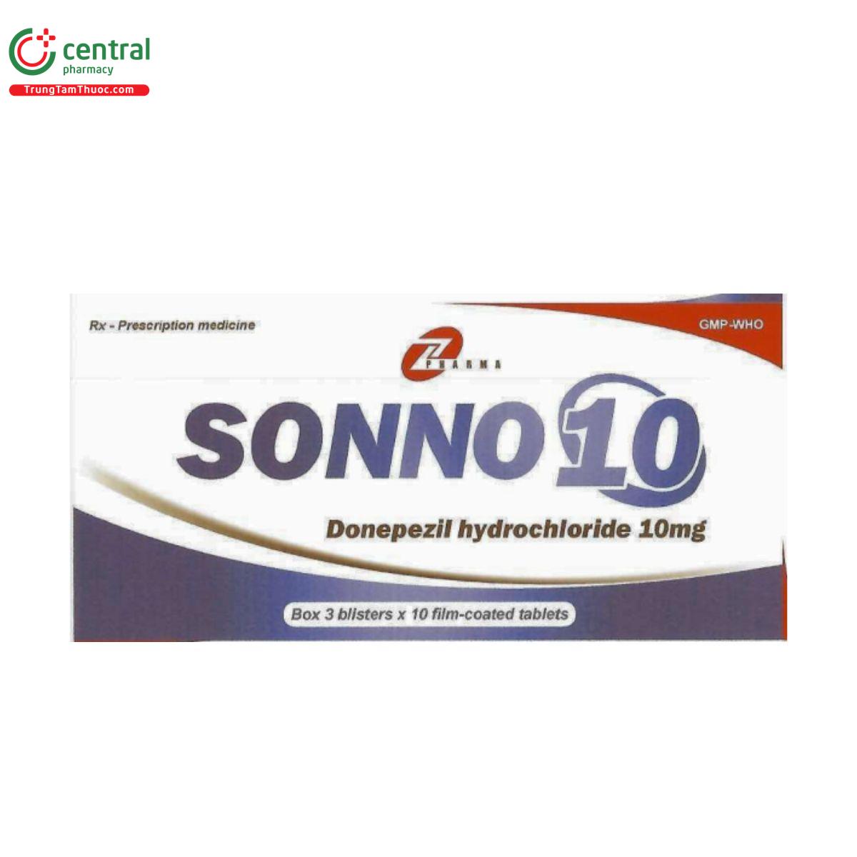 sonno 10mg 2 J3814