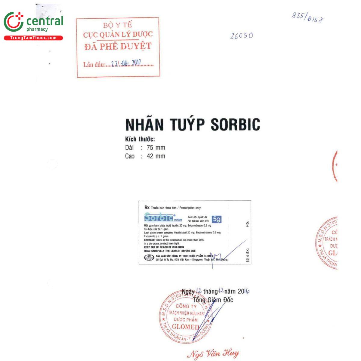 sorbic cream 2 U8307