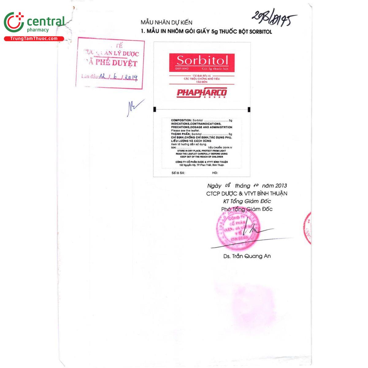 sorbitol 5g phapharco 4 N5372 sorbitol 5g phapharco 4 N5372
