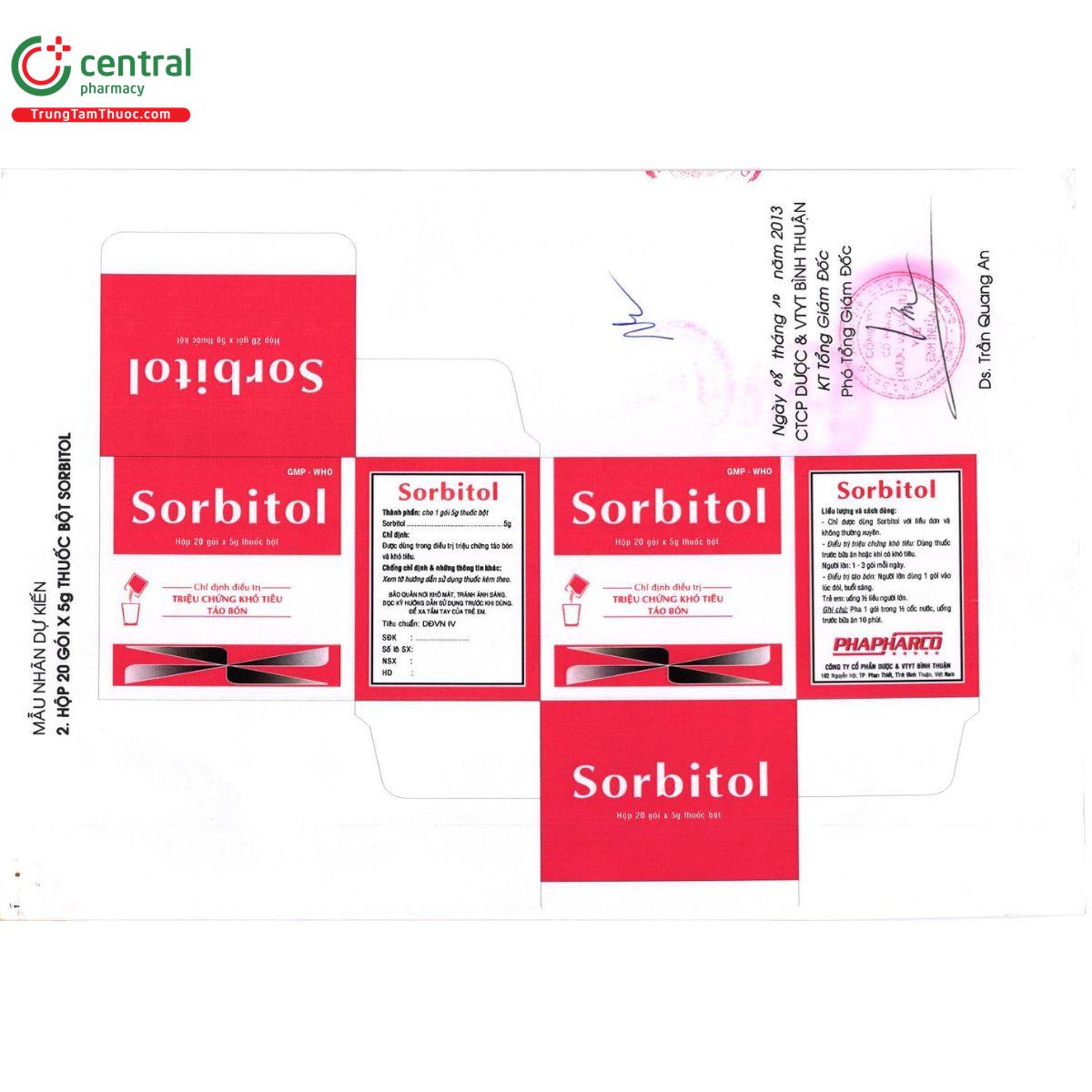 sorbitol 5g phapharco 5 G2645 sorbitol 5g phapharco 5 G2645