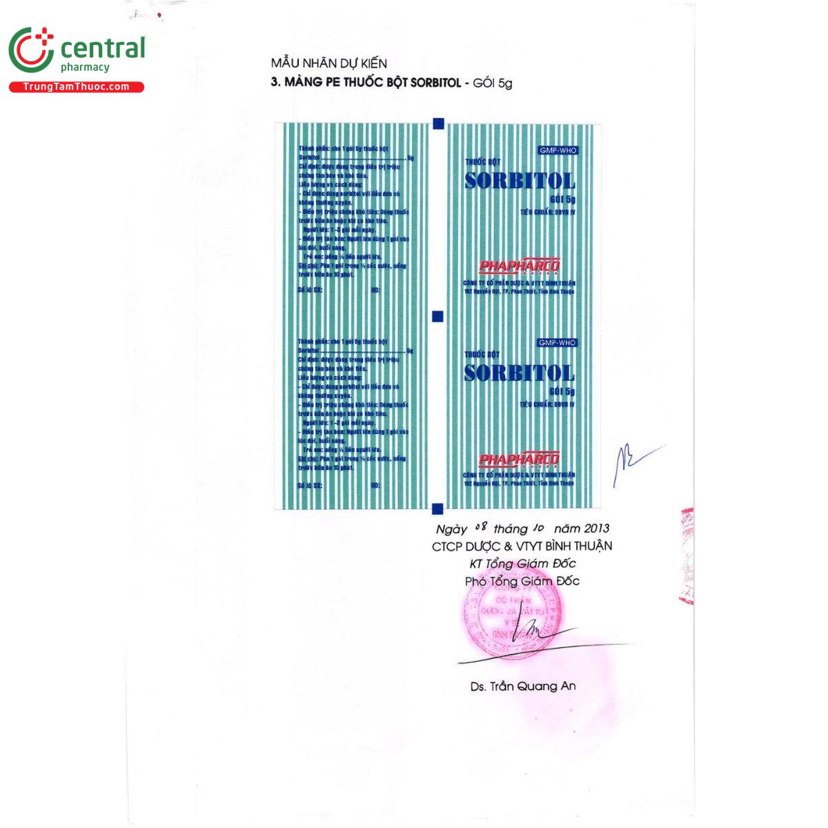 sorbitol 5g phapharco 6 C0185 sorbitol 5g phapharco 6 C0185
