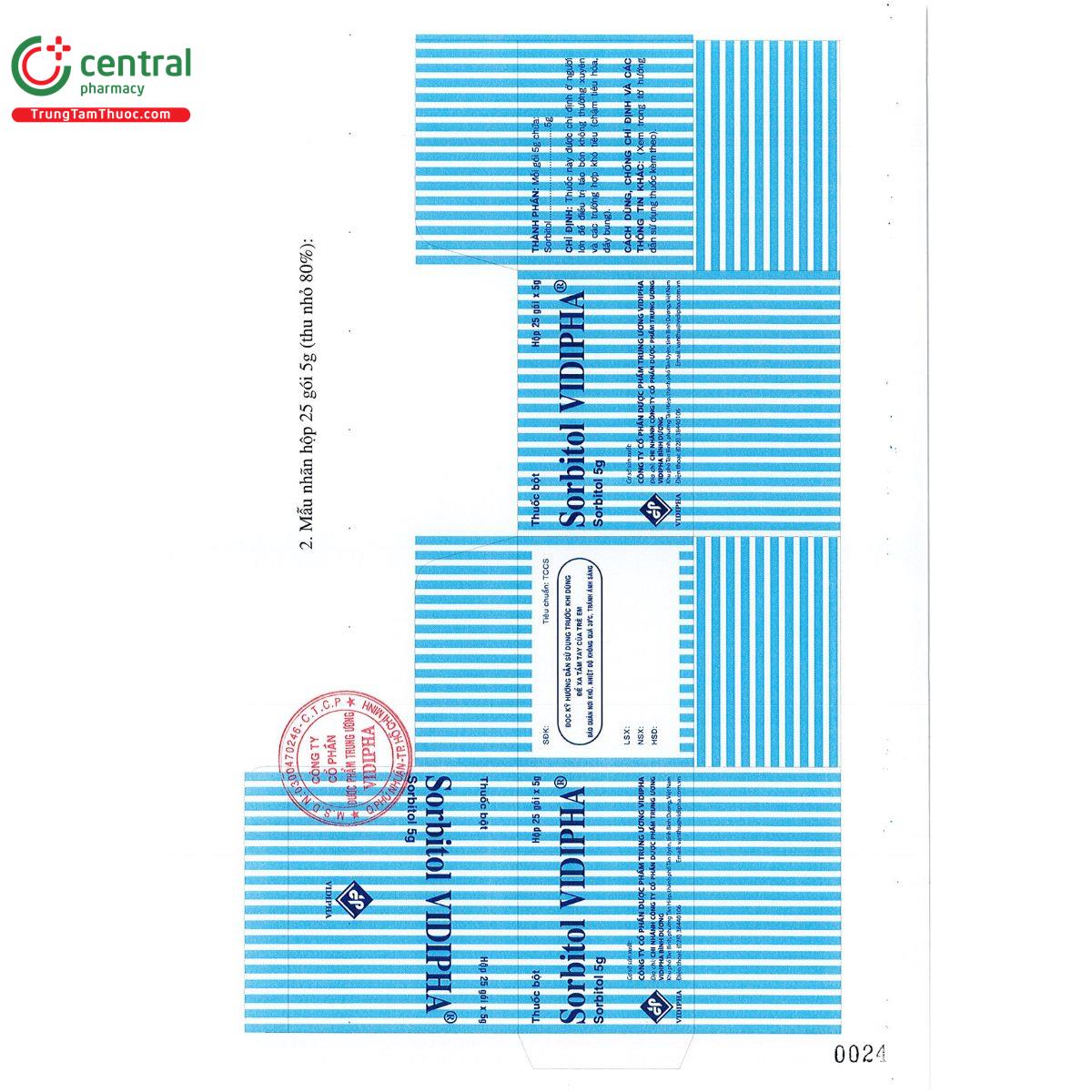 sorbitol vidipha 5g 1 G2736 sorbitol vidipha 5g 1 G2736