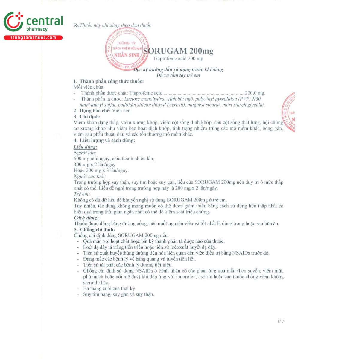 sorugam 200mg 3 S7607