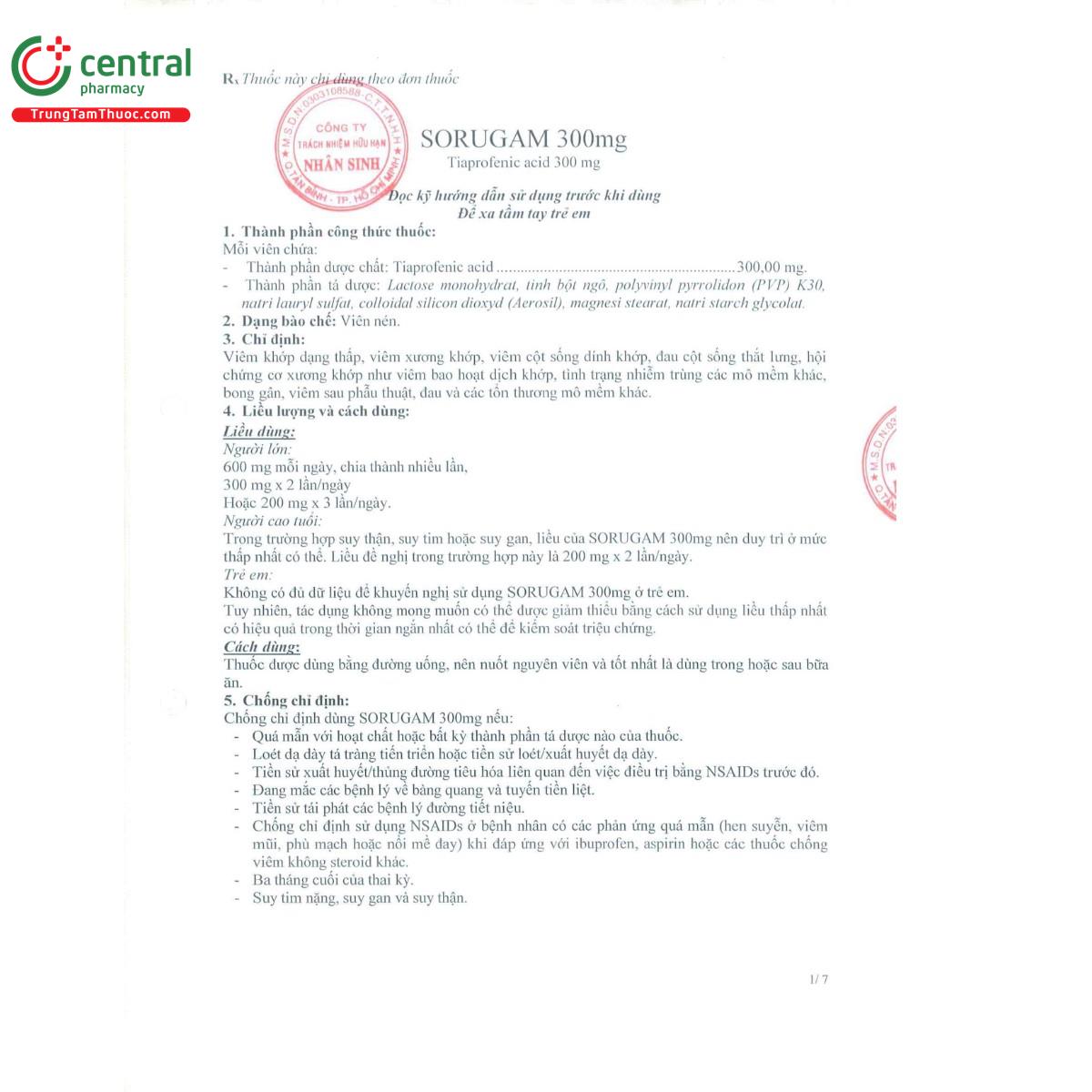 sorugam 300mg 3 K4088