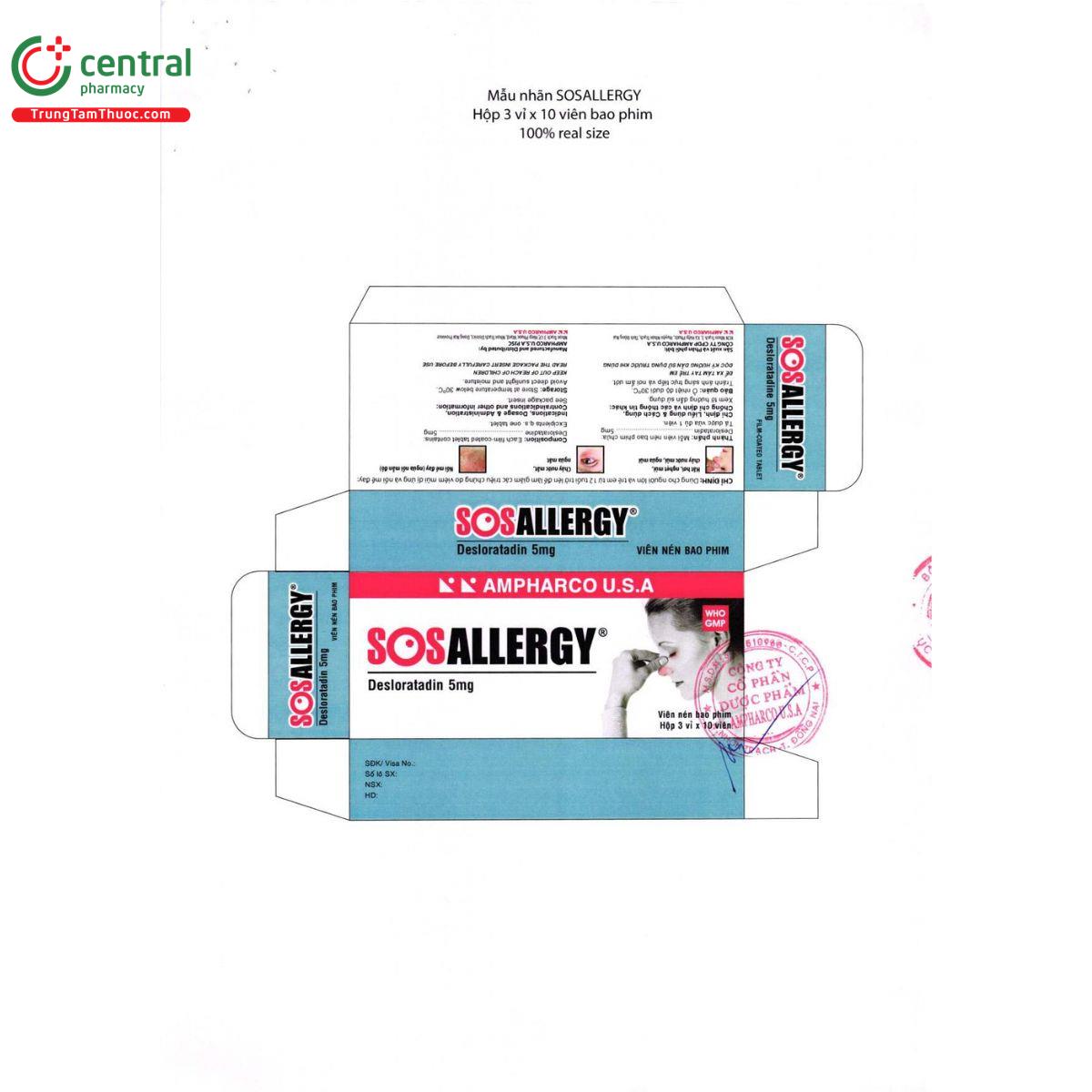 sosallergy 5mg vien nen bao phim 5 C1333