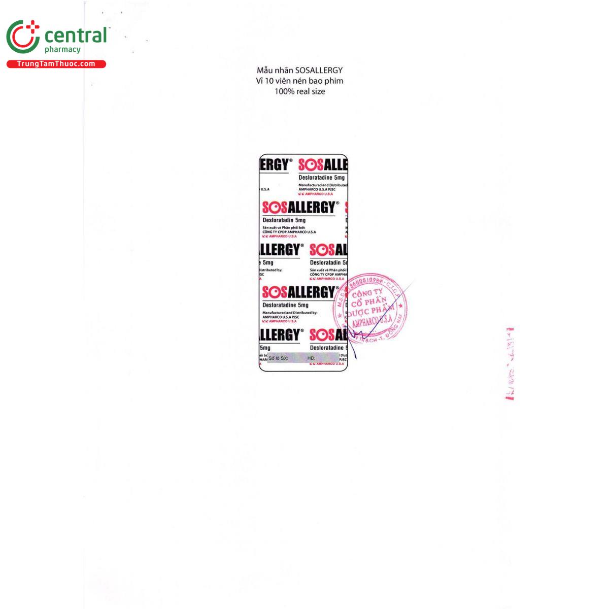sosallergy 5mg vien nen bao phim 7 K4145