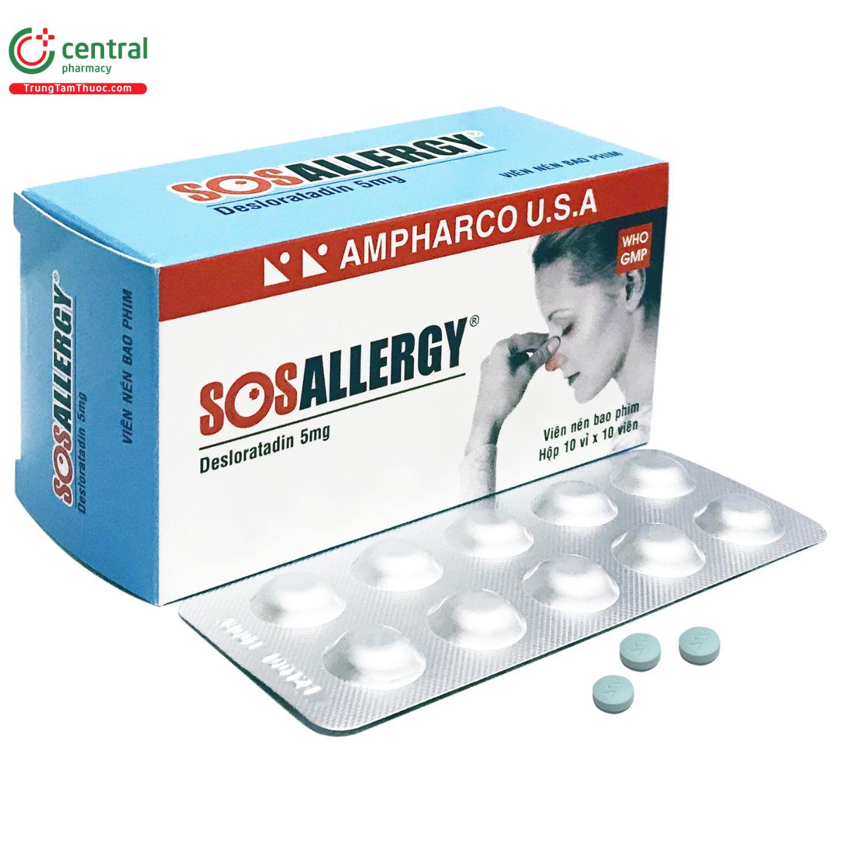 sosallergy 5mg vien nen bao phim U8210