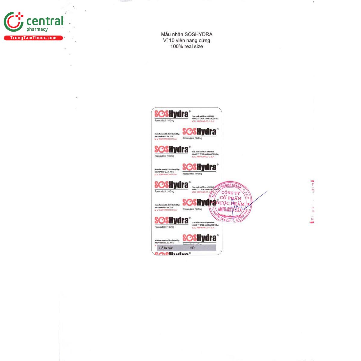 soshydra 100mg 8 U8361