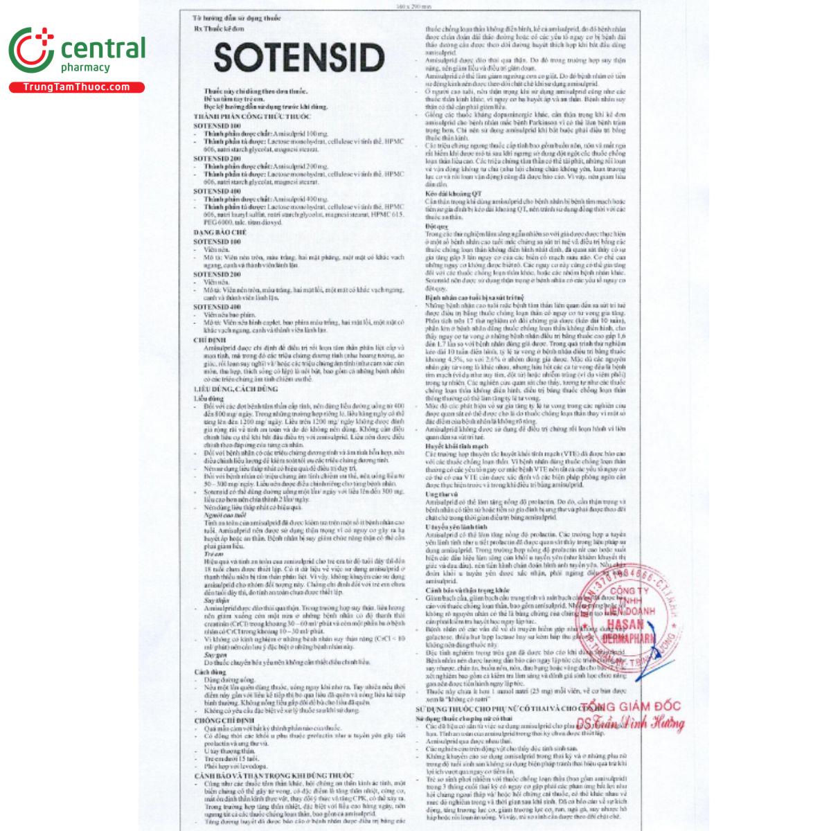 sotensid 200mg 3 N5630 sotensid 200mg 3 N5630