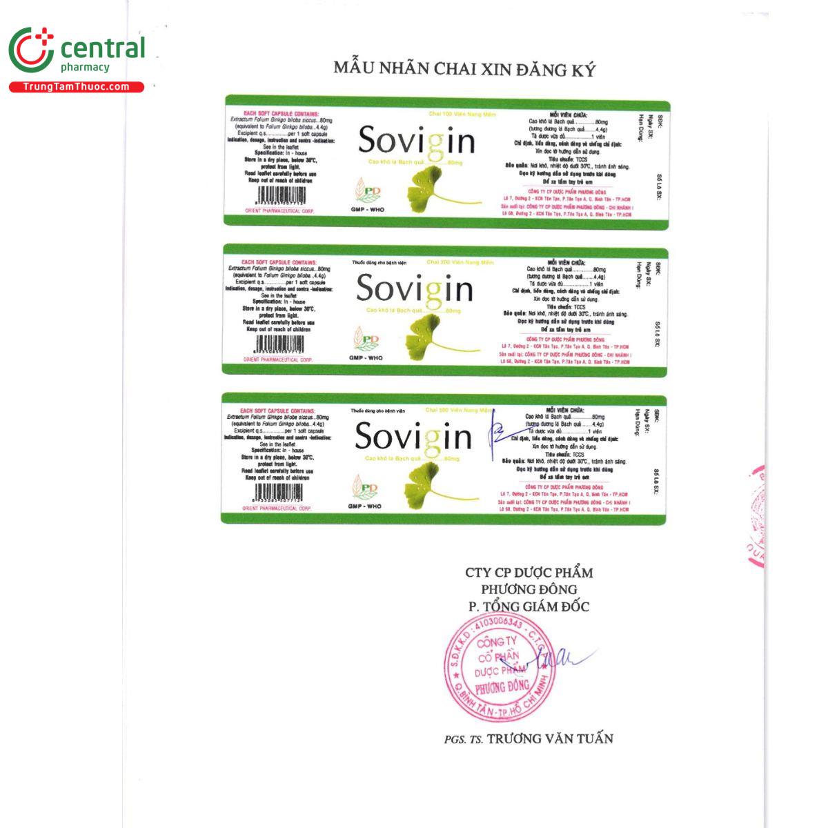sovigin 80mg 3 M5273 sovigin 80mg 3 M5273