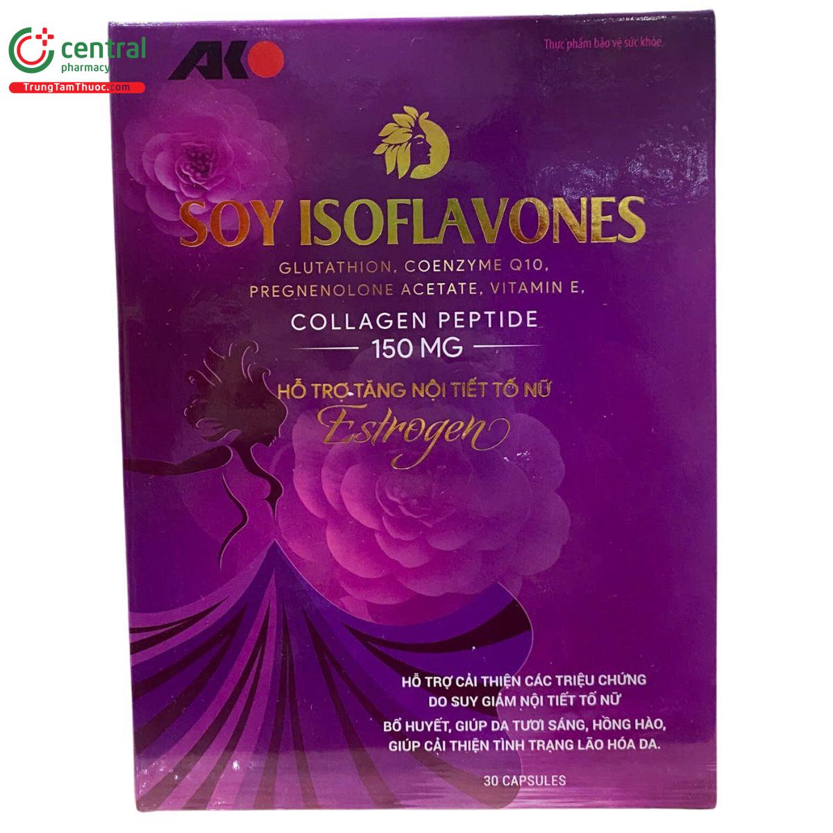 soy isoflavones collagen peptide 150mg 8 V8855