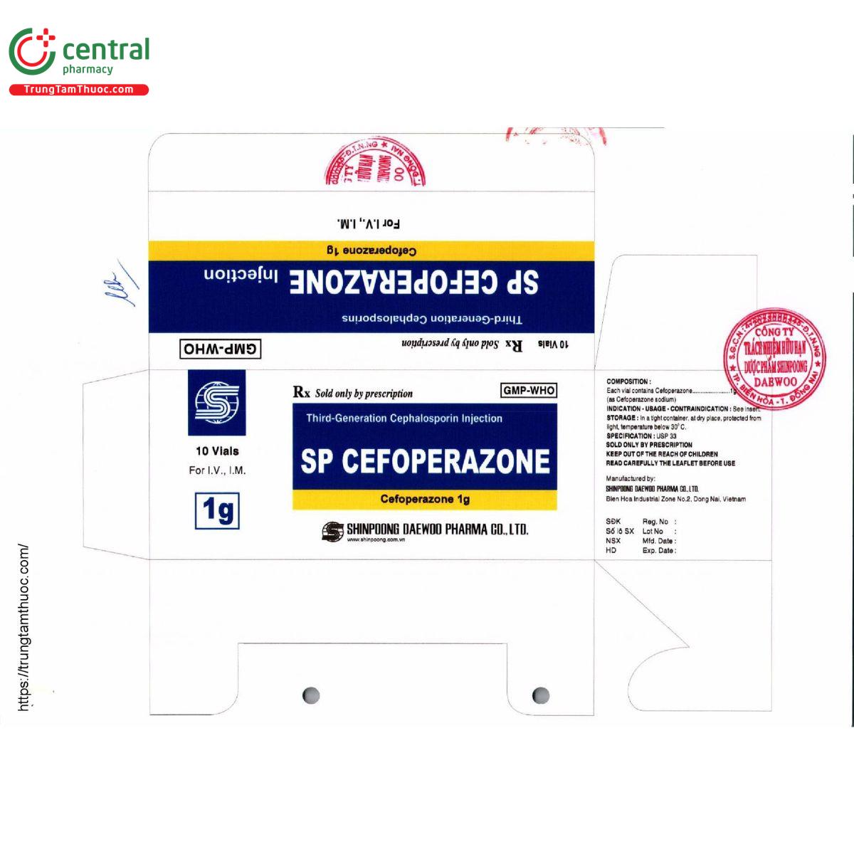 sp cefoperazone 6 A0602 sp cefoperazone 6 A0602