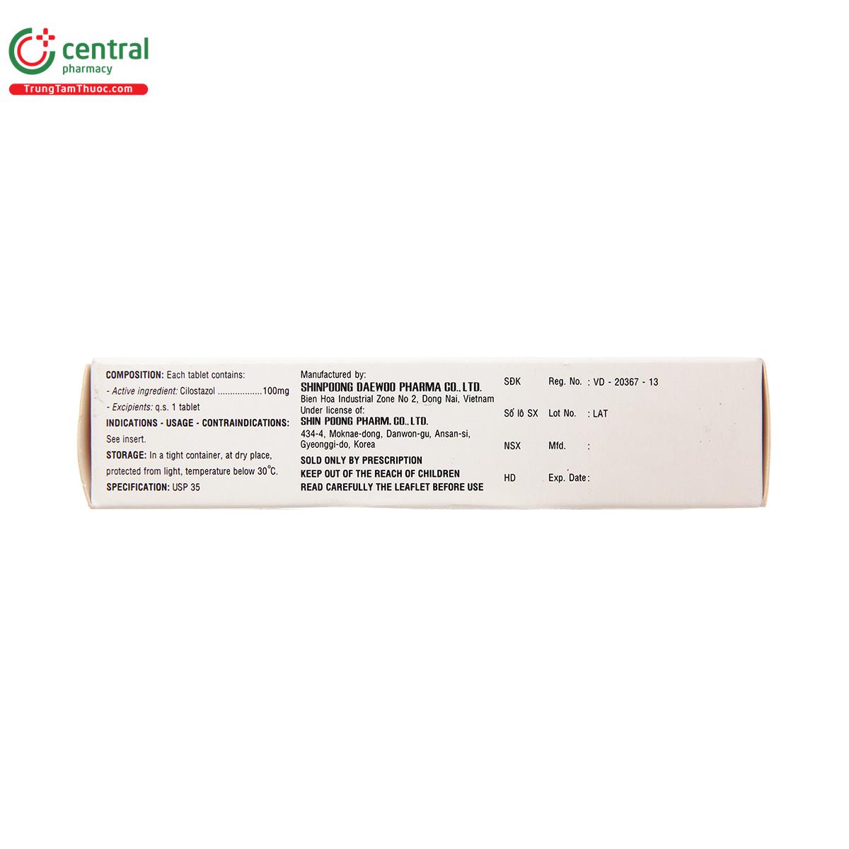 sp lostal 100mg 5 J3772