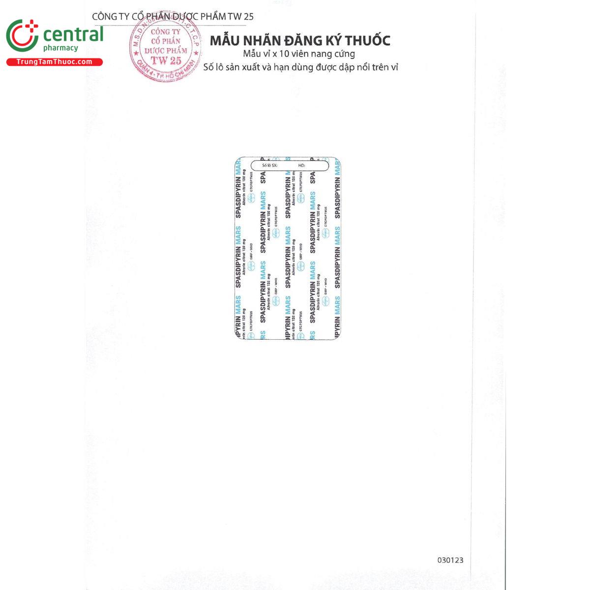 spasdipyrin mars 120mg 2 J3778