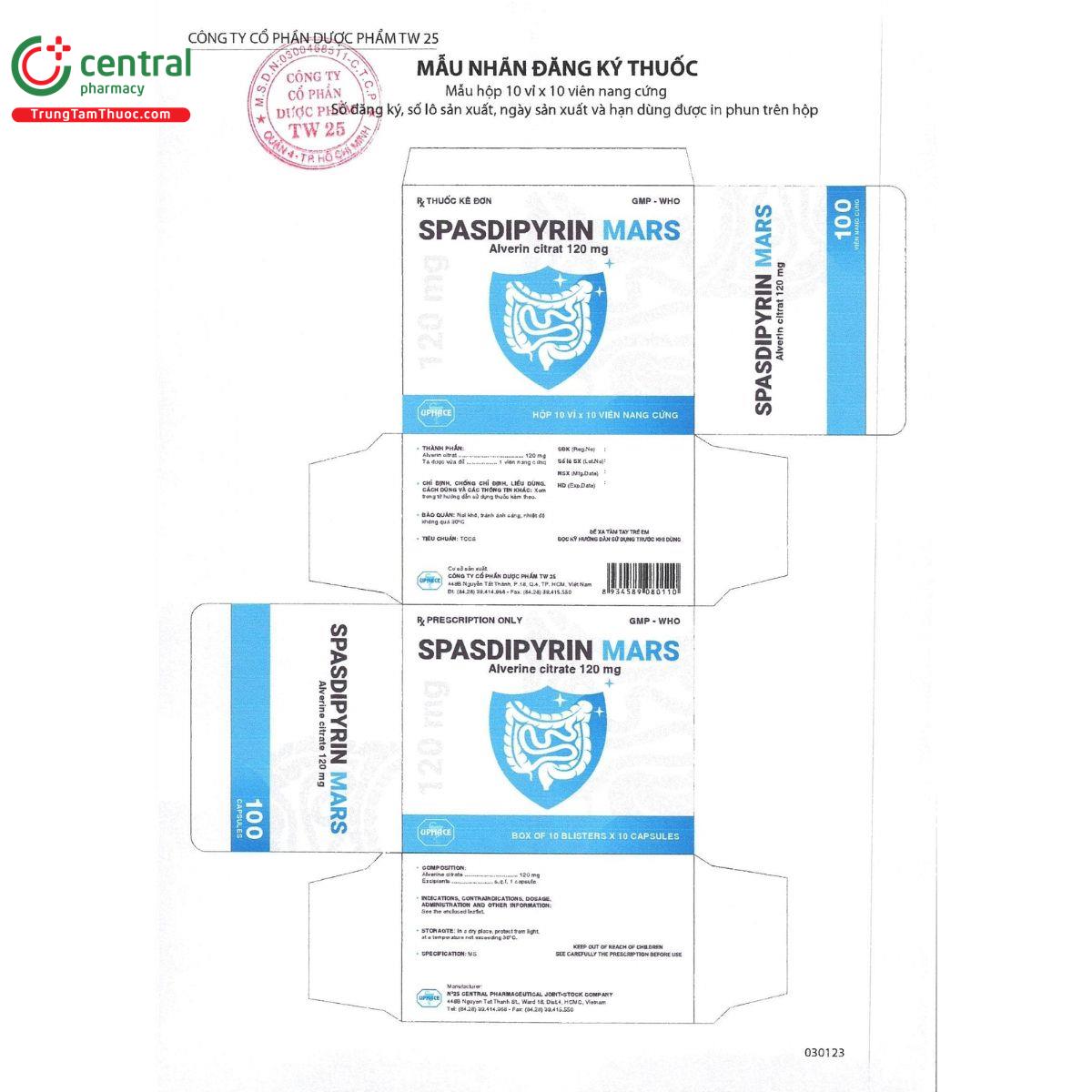 spasdipyrin mars 120mg J3585