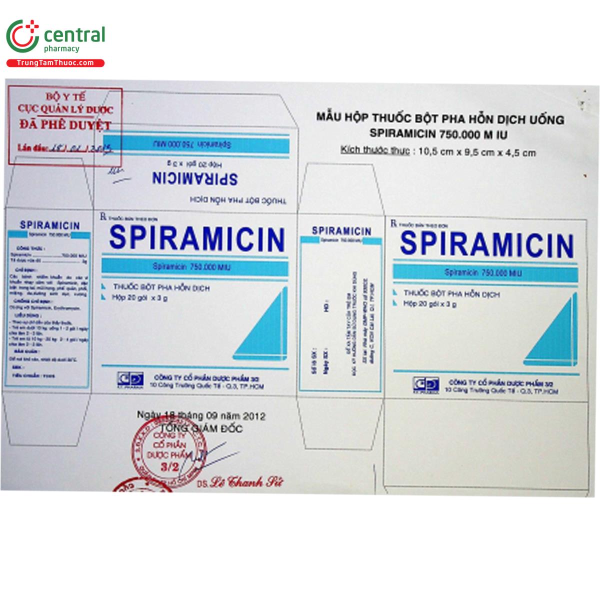 spiramicin ft pharma 3 I3855 spiramicin ft pharma 3 I3855