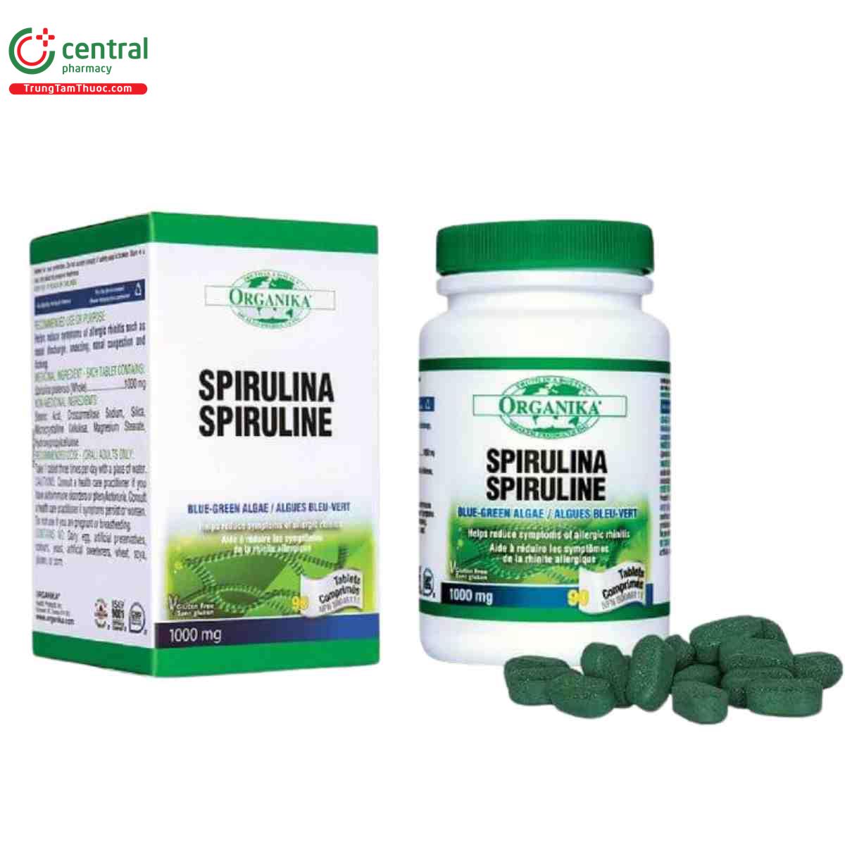 spirulina blue green algae organika 2 J3104