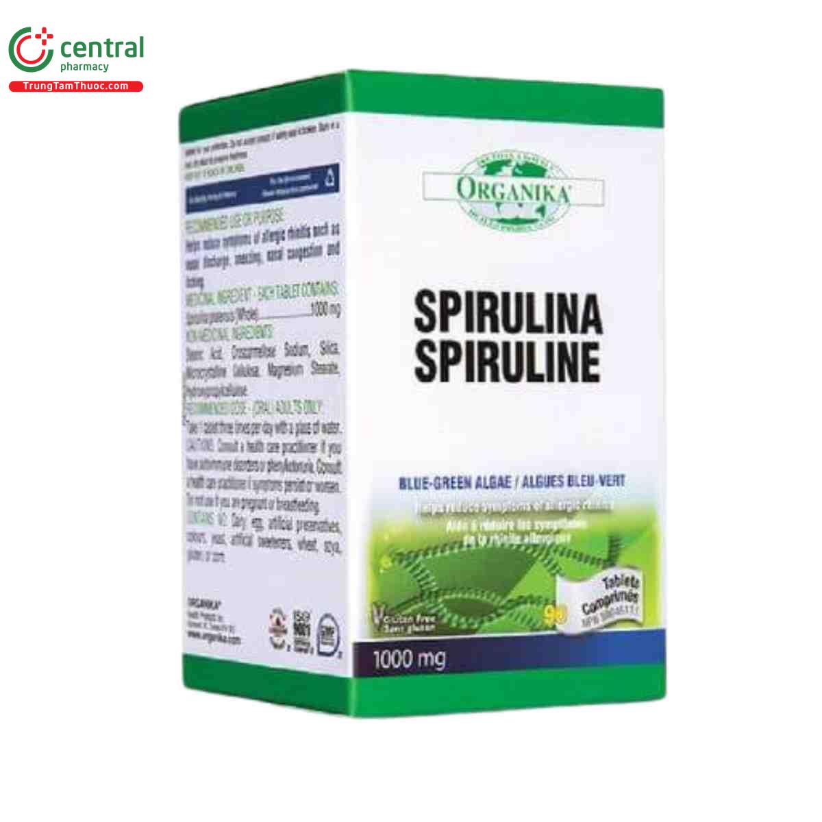 spirulina blue green algae organika 3 S7301