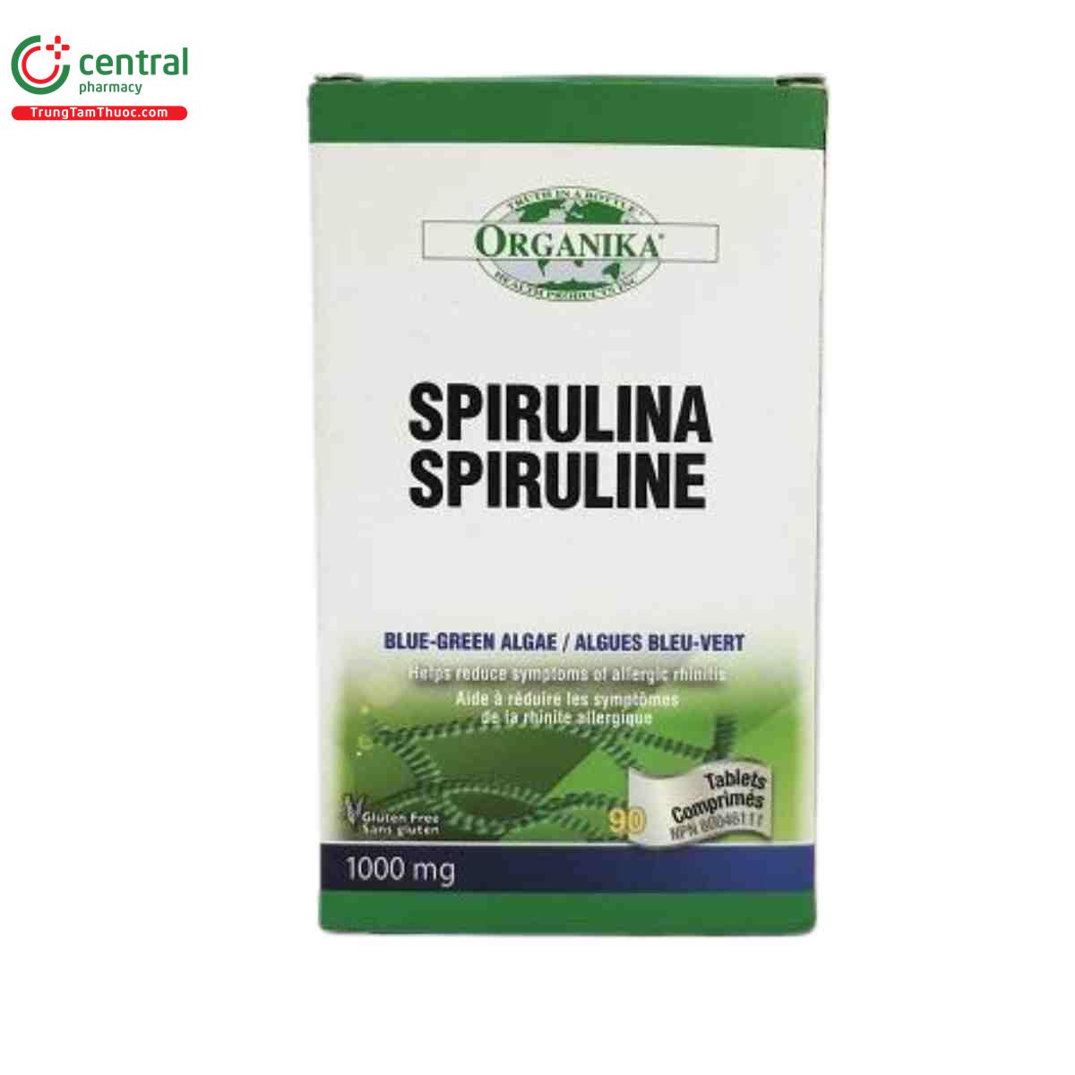 spirulina blue green algae organika 4 Q6346