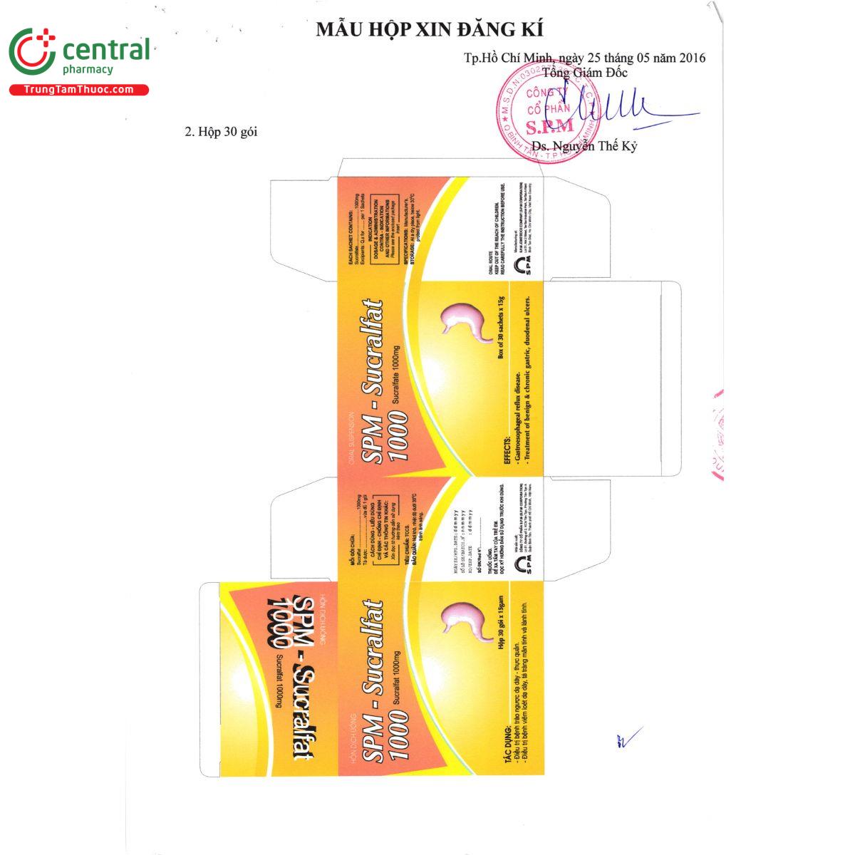 spm sucralfat 1000 2 B0425 spm sucralfat 1000 2 B0425