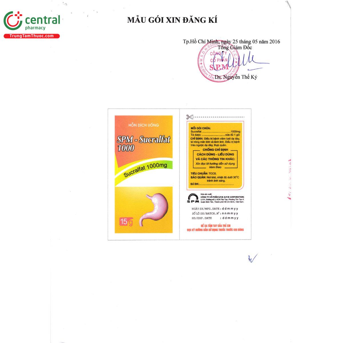 spm sucralfat 1000 3 I3152 spm sucralfat 1000 3 I3152