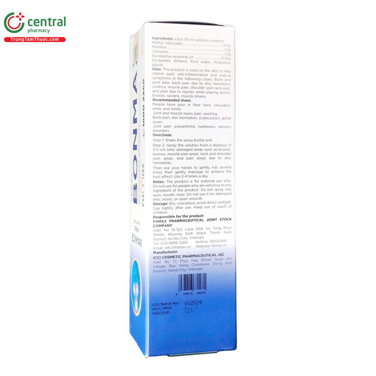 spray bonmax 5 I3585 spray bonmax 5 I3585