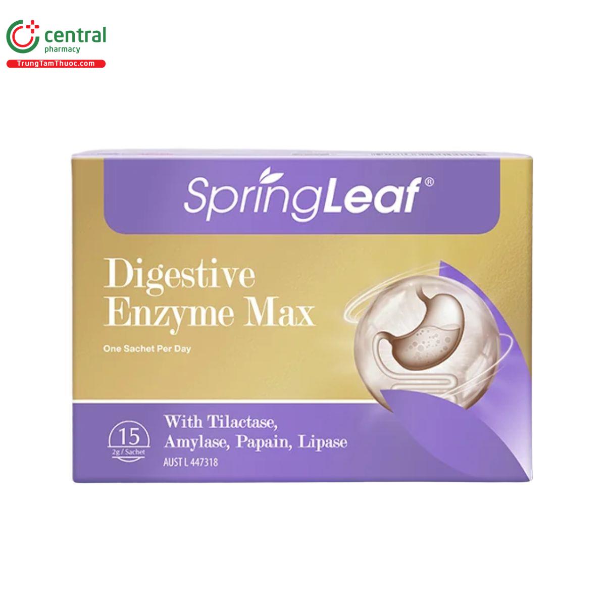 springleaf digestive enzymes max 3 D1250 springleaf digestive enzymes max 3 D1250