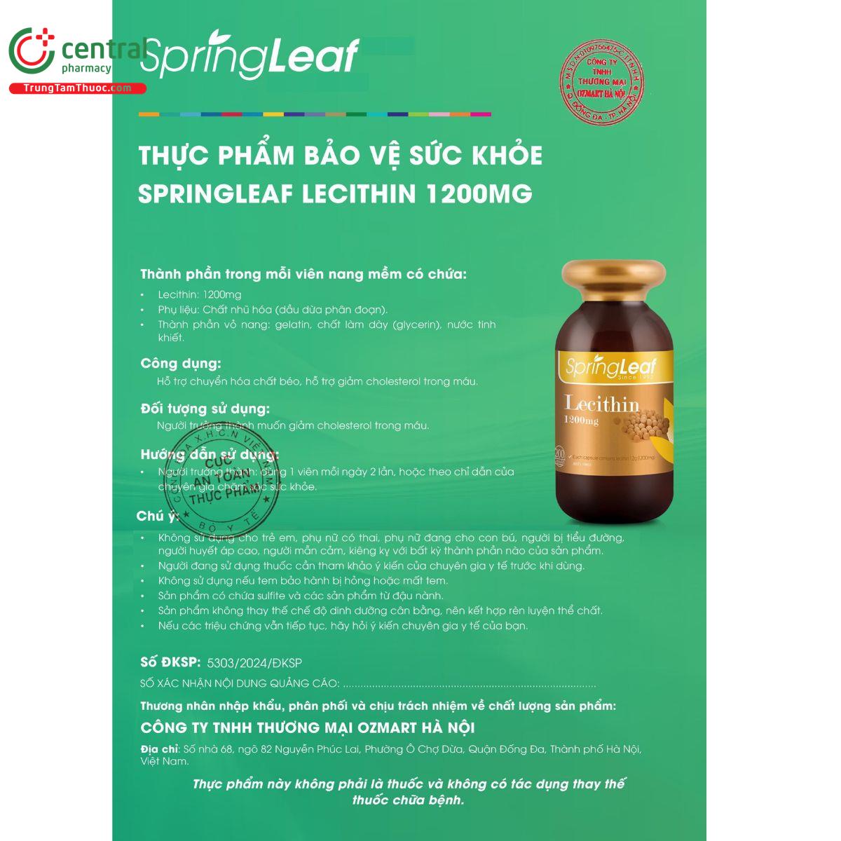 springleaf lecithin 1200mg 4 T8106