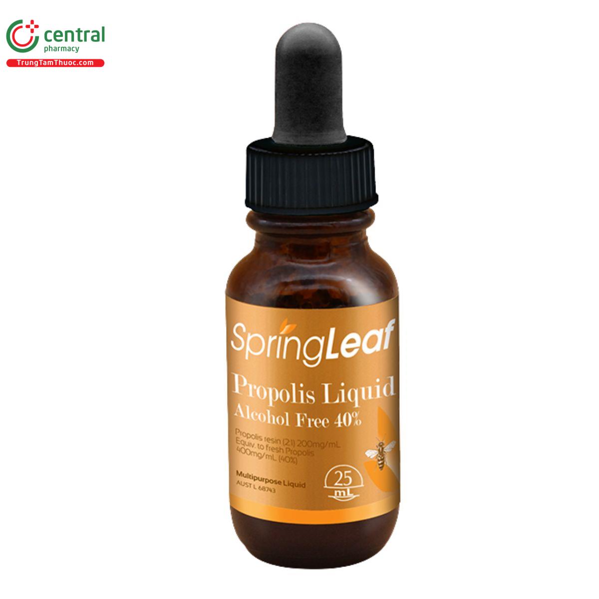 springleaf propolis liquid alcohol free 40 25ml 3 G2046