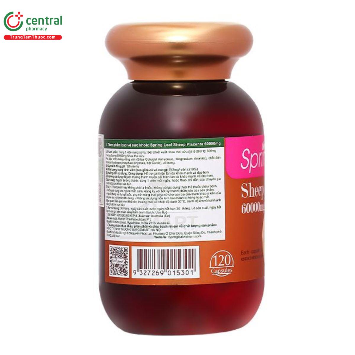 springleaf sheep placenta 6000mg 4 E1356