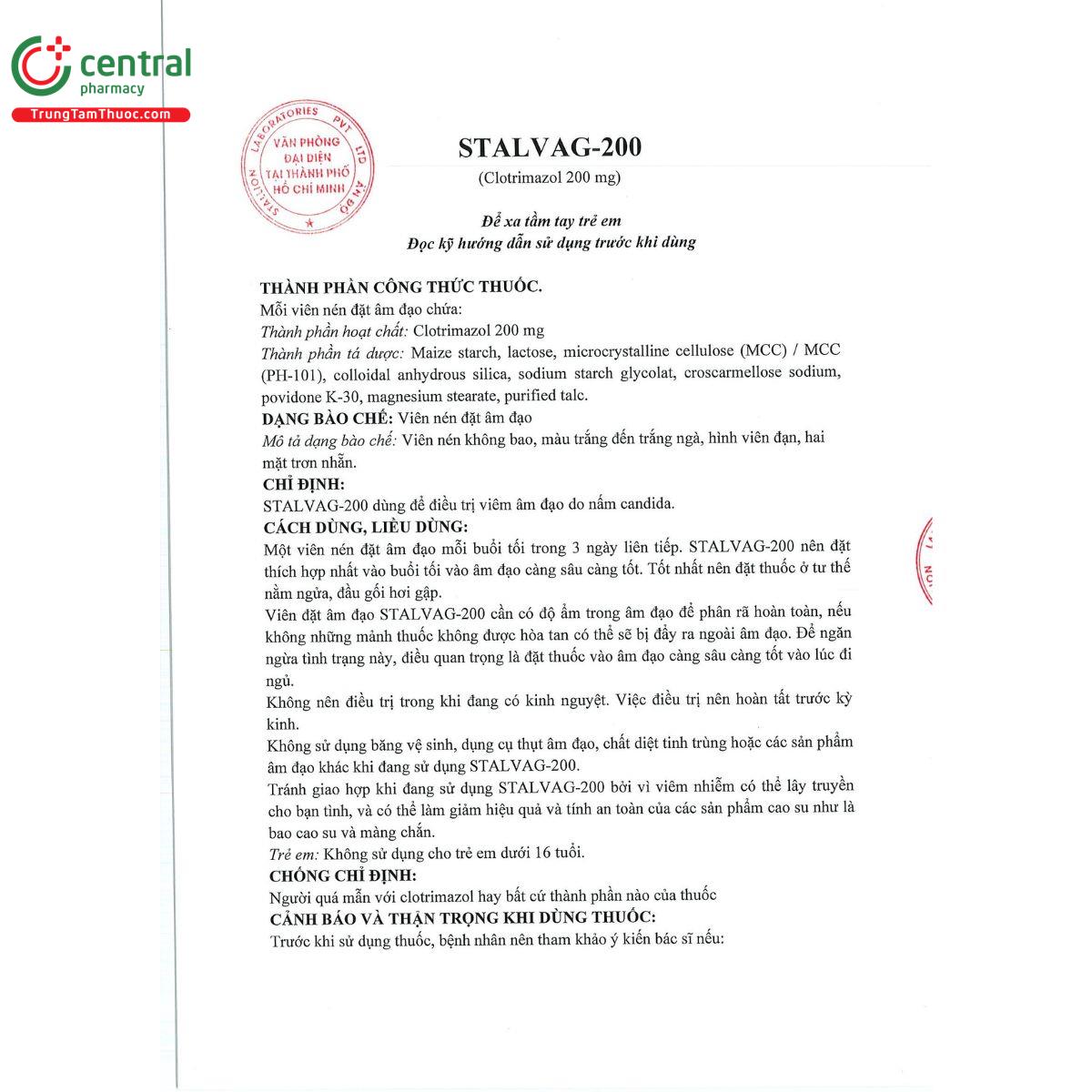 stalvag 200mg 3 U8577