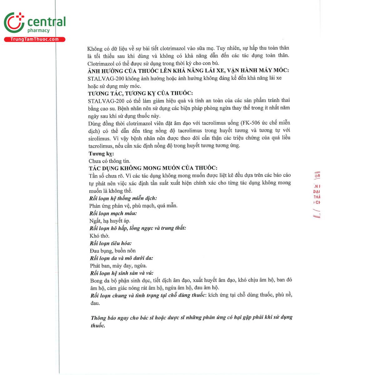 stalvag 200mg 5 N5347