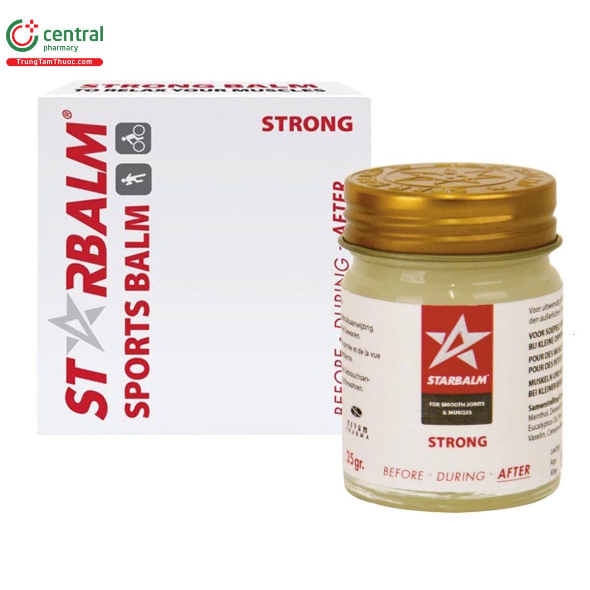 starbalm sports balm strong trang 25g 2 R7521