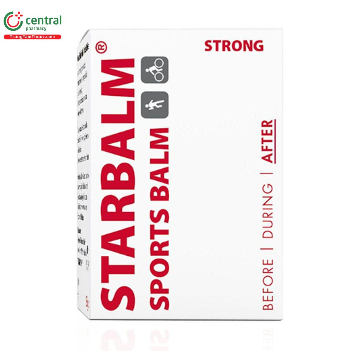 starbalm sports balm strong trang 25g 3 H3336