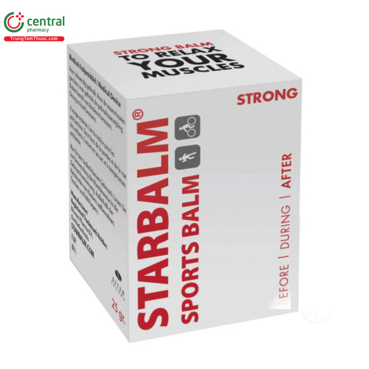 starbalm sports balm strong trang 25g 4 A0600